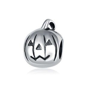 Pumpkin Halloween Charm fit Pandora Bracelet.